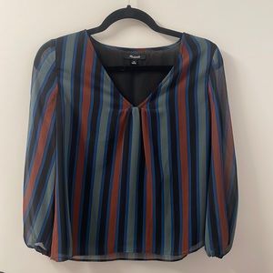 Madewell striped blouse